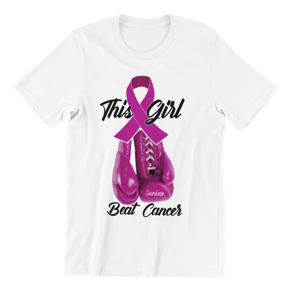 This girl beat cancer T-shirt - Picture 2 of 2